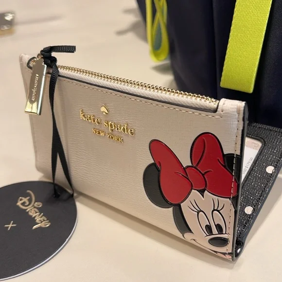 Kate Spade Disney X Kate Spade New York Minnie Small Slim Bifold Wallet
NWT - Picture 12 of 16